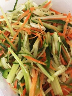 ☆さきいかでセロリと野菜の千切りサラダ☆-レシピのメイン写真