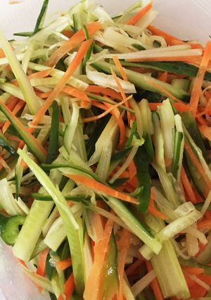 ☆さきいかでセロリと野菜の千切りサラダ☆-レシピのメイン写真