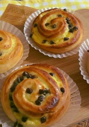 ホームベーカリーでカスタードチョコパン-レシピのメイン写真