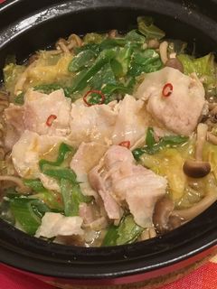 豚バラのもつ鍋風(味噌)-レシピのメイン写真