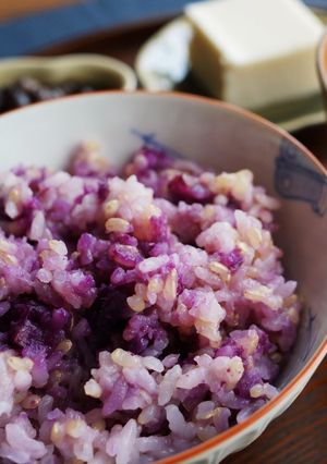 紫いもご飯-レシピのメイン写真