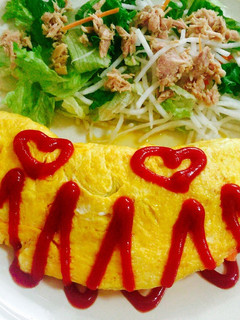 *☻朝食 スマイルオムレツ☻*-レシピのメイン写真