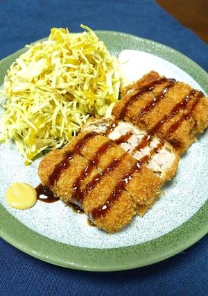 簡単！油揚げに詰めるだけ☆豚こまとんかつ-レシピのメイン写真