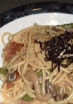 バター醤油の和洋折衷パスタ-レシピのメイン写真