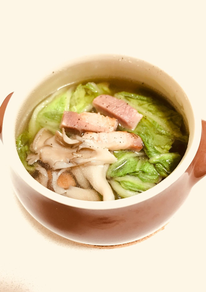 ★白菜ときのことベーコンの野菜スープ★-レシピのメイン写真