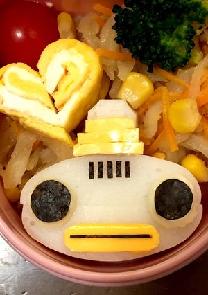 ガラピコのキャラ弁-レシピのメイン写真