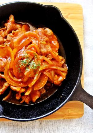 お弁当にも♪紅茶が香るポークケチャップ-レシピのメイン写真