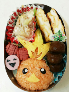 キャラ弁☆ポケモン☆アチャモ-レシピのメイン写真