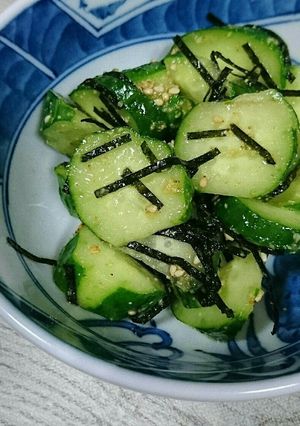 うまうま♡きゅうりのごま山椒和え-レシピのメイン写真