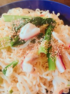 インスタントラーメンで作る塩焼きそば-レシピのメイン写真