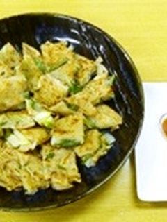 ごま油香る、れんこんパウダー入りチヂミ-レシピのメイン写真
