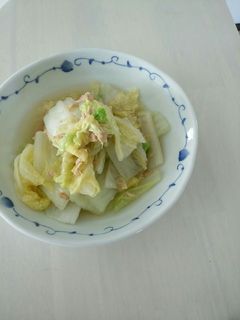 簡単☆白菜とシーチキンのサッと煮-レシピのメイン写真