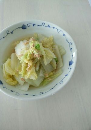 簡単☆白菜とシーチキンのサッと煮-レシピのメイン写真