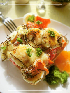 パプリカ×茹で卵のspicy和トースト-レシピのメイン写真