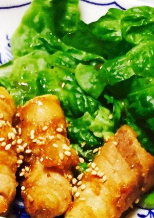 キャベツと人参の豚バラ巻き-レシピのメイン写真