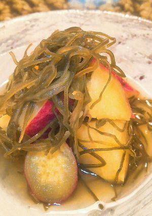 さつまいもと糸昆布のさっと煮-レシピのメイン写真