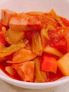 厚切りベーコンと野菜の、トマトスープ!-レシピのメイン写真