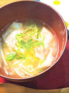 つるっとあったか☆塩ワンタンスープ☆-レシピのメイン写真