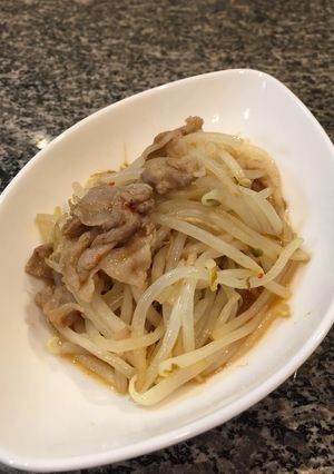 電子レンジでチン♪豚もやし-レシピのメイン写真
