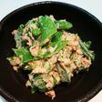 スナップえんどうとオクラの味噌マヨ和え
