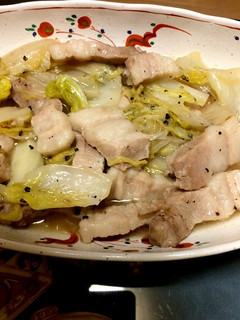 豚ばら肉と白菜蒸し-レシピのメイン写真