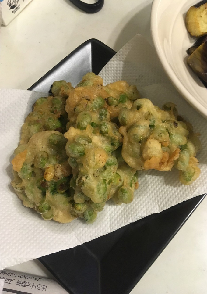余った天ぷらのたねで枝豆のかき揚げ-レシピのメイン写真