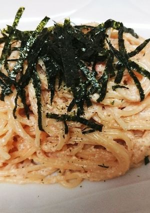 簡単！濃厚明太子クリームパスタ-レシピのメイン写真