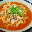 辛ラーメンアレンジ辛うまトマトラーメン