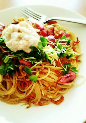 白子の和風パスタ-レシピのメイン写真