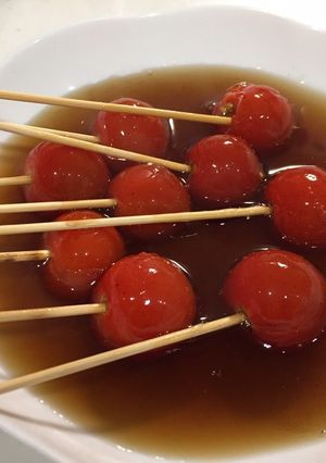 簡単トマト飴と紅茶の寒天ゼリー-レシピのメイン写真
