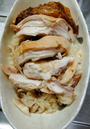 雑。コストコチキンのカオマンガイ風-レシピのメイン写真