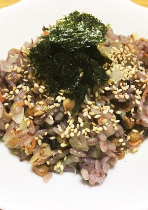 納豆チャーハンのアレンジ-レシピのメイン写真
