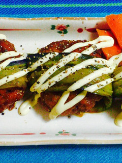 ☆茄子の照りマヨつくねバーグ☆-レシピのメイン写真