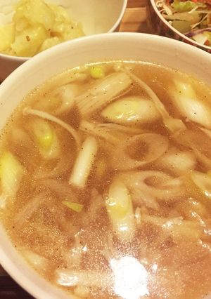 ハムとネギの中華スープ-レシピのメイン写真