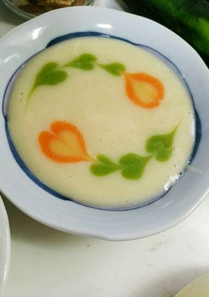 ビシソワーズ(お絵描きスープ)-レシピのメイン写真