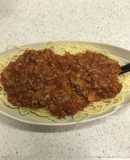 スパゲティミートソースの化物
