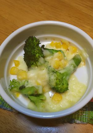 簡単温野菜 ブロッコリーチーズ-レシピのメイン写真