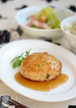 真昆布入り鶏つくねの和風あんかけ-レシピのメイン写真