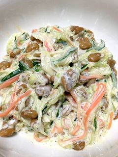 納豆サラダ-レシピのメイン写真