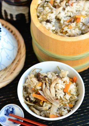 真昆布入りきのこの炊き込みご飯-レシピのメイン写真