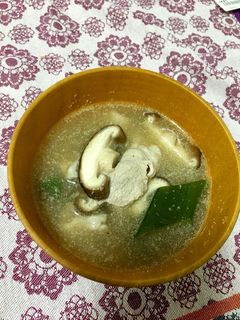 豚肉としいたけのゴマスープ♡-レシピのメイン写真