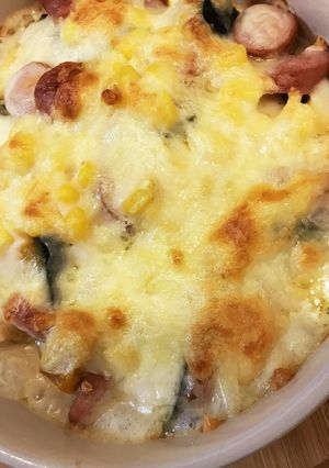 カボチャとコーンのトースター簡単グラタン-レシピのメイン写真