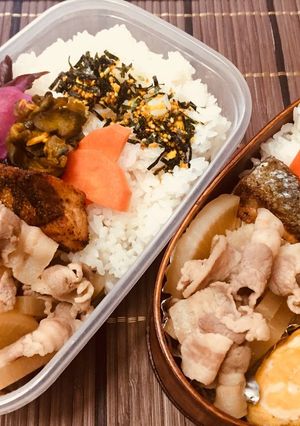 旦那弁当6（後輩のも）-レシピのメイン写真