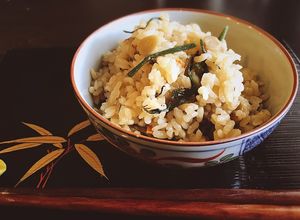 【山菜おこわ】炊飯器で再現！デパ地下の味-レシピのメイン写真