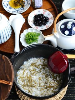 真昆布細切り入り健康おかゆ-レシピのメイン写真