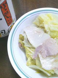 白菜一個完食~白菜と豚バラのなべ~-レシピのメイン写真