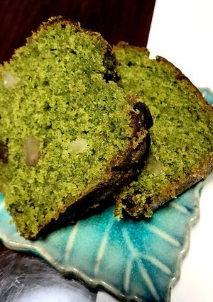 甘納豆入り濃厚抹茶パウンドケーキ-レシピのメイン写真
