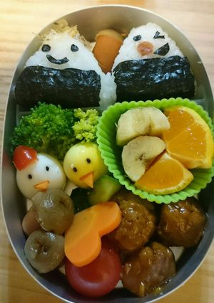 いつもの❤おにぎりチャン弁当-レシピのメイン写真