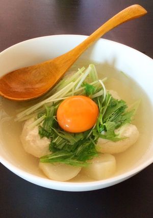 ふわふわ⭐️蕪と鶏団子のスープ-レシピのメイン写真