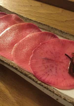 紅大根(紫大根)の甘酢漬け-レシピのメイン写真